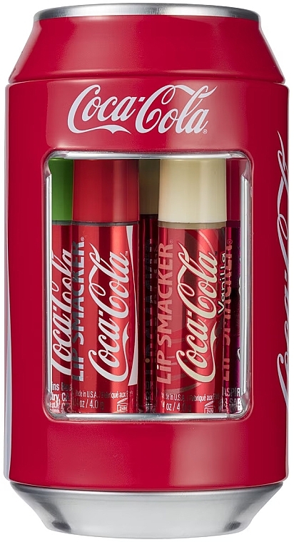 Набір бальзамів для губ у класичній бляшанці - Lip Smacker Coca-Cola (lip/balm/6x4g) — фото N1