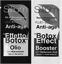 Духи, Парфюмерия, косметика Набор для волос - Silium Hyaluronic Acid & Macadamia Anti-Age “Botox Effect” Kit Sachet