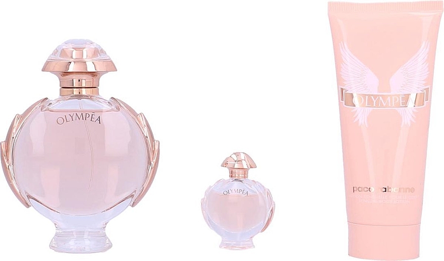 Paco Rabanne Olympea - Набір (edp/80ml + b/lot/100ml + edp/6ml) — фото N1