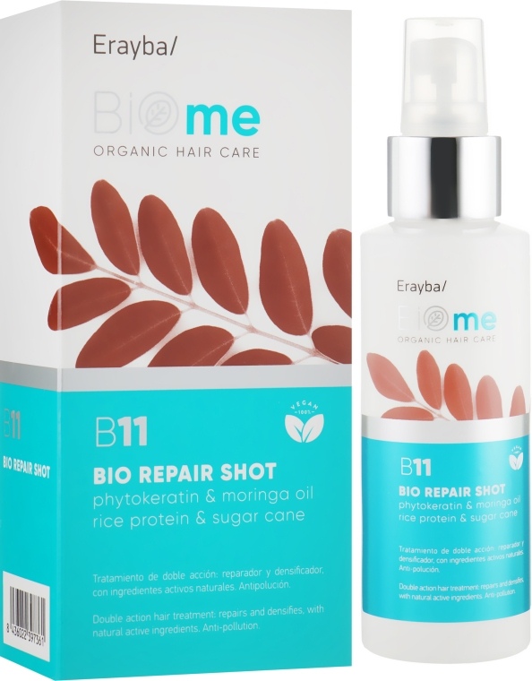 Біолосьйон для волосся - Erayba BIOme Bio Repair Shot B11 — фото N1