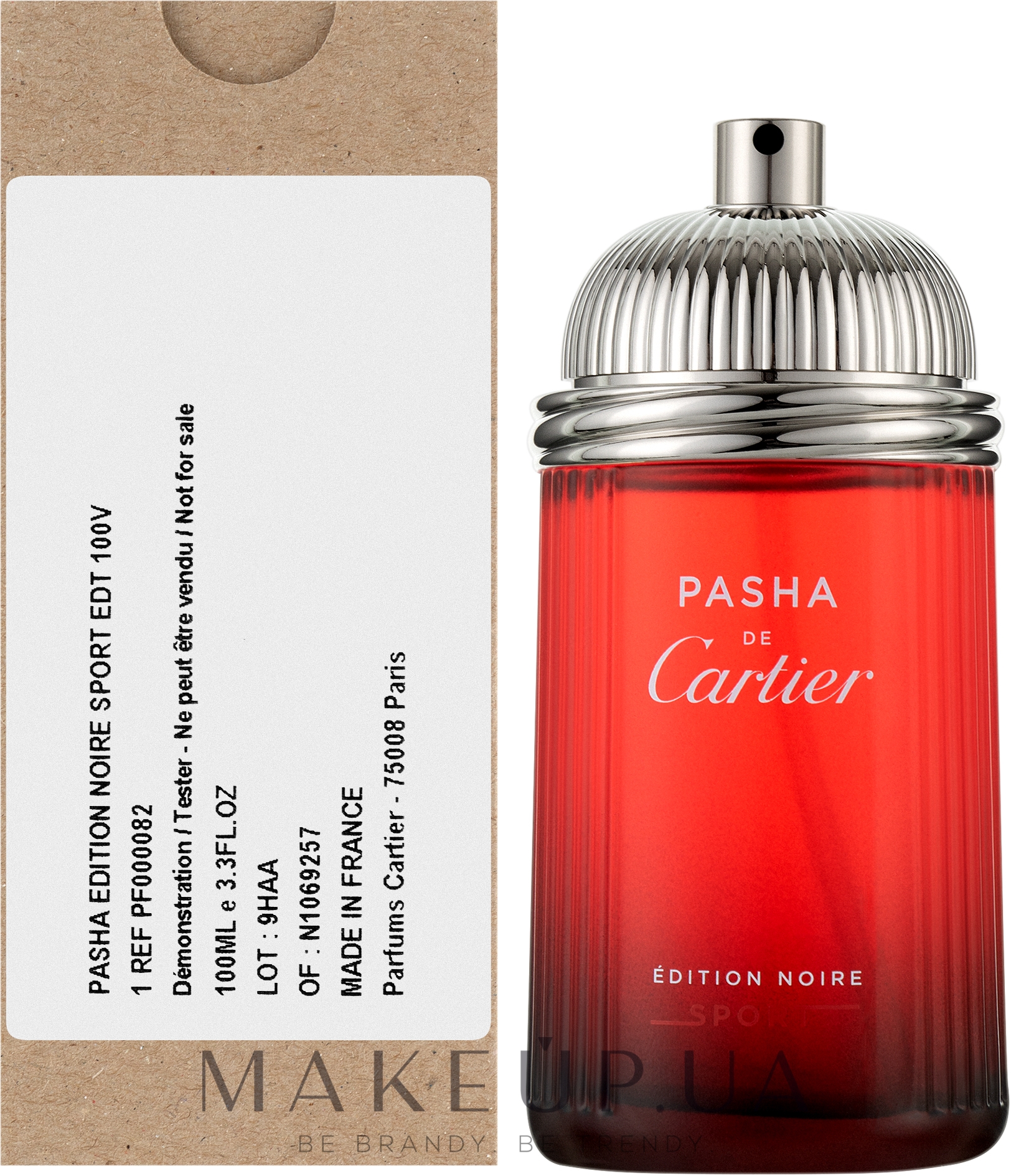 Cartier Pasha de Cartier Edition Noire Sport - Туалетная вода (тестер без крышечки) — фото 100ml