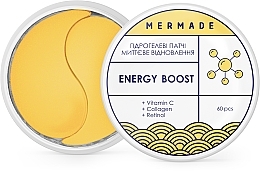 Вітамінізовані гідрогелеві патчі під очі - Mermade Energy Boost Patch — фото N1