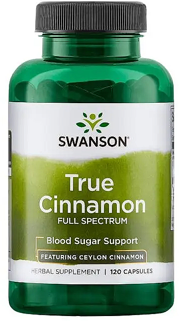 Харчова добавка "Справжня кориця" - Swanson True Cinnamon Full Spectrum — фото N1