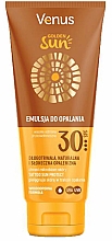 Парфумерія, косметика Сонцезахисний лосьйон для тіла SPF 30 - Venus Golden Sun Lotion SPF 30