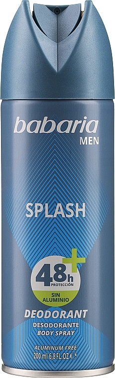Дезодорант-спрей для чоловіків - Babaria Body Spray Deodorant Splash — фото N1