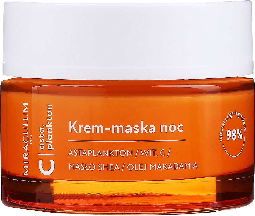 УЦІНКА Нічна крем-маска для обличчя - Miraculum Asta.Plankton C Night Cream Mask * — фото N2