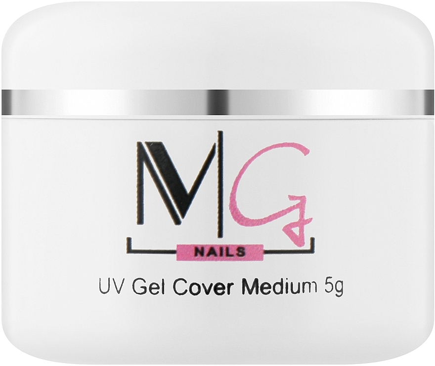 Гель камуфлювальний для нарощування - MG Nails UV Gel Medium — фото N1