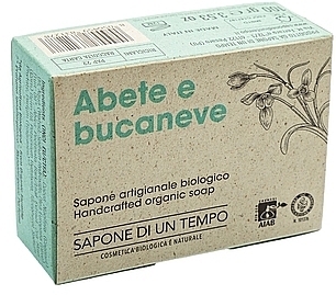 Органическое мыло "Пихта и подснежник" - Sapone Di Un Tempo Organic Soap Fir And Snowdrop — фото N2