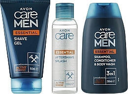 Парфумерія, косметика Набір "Основний догляд" - Avon Care Man (shm/200ml + sh/gel/150ml + after/sh/lot/100ml)