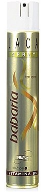 Лак для волосся з вітаміном В5 - Babaria Gold Hairspray — фото N1