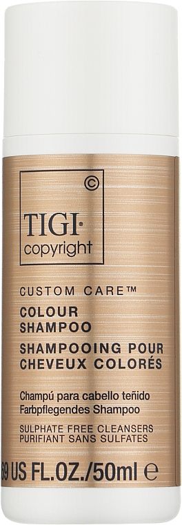Шампунь для фарбованого волосся - Tigi Copyright Custom Care Colour Shampoo — фото N1
