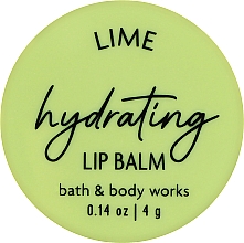 Парфумерія, косметика Бальзам для губ - Bath and Body Works Lime Hydrating Lip Balm