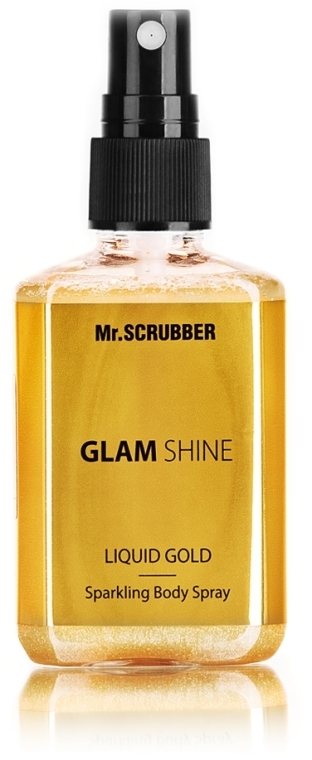 Сяйний спрей для тіла - Mr.Scrubber Glam Shine Liquid Gold Sparkling Body Spray — фото N1