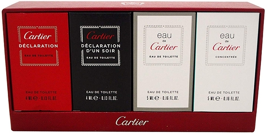 Cartier 4 Piece Gift Set - Набор (edt/mini/4*4ml) — фото N1