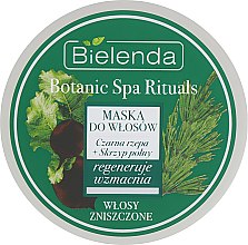 Парфумерія, косметика Маска "Чорна ріпа + польовий хвощ" для пошкодженого волосся - Bielenda Botanic Spa Rituals Mask