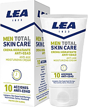 Зволожувальний антивіковий крем для обличчя     - Lea Men Total Skin Care Anti-Age Moisturizing Face Cream — фото N1