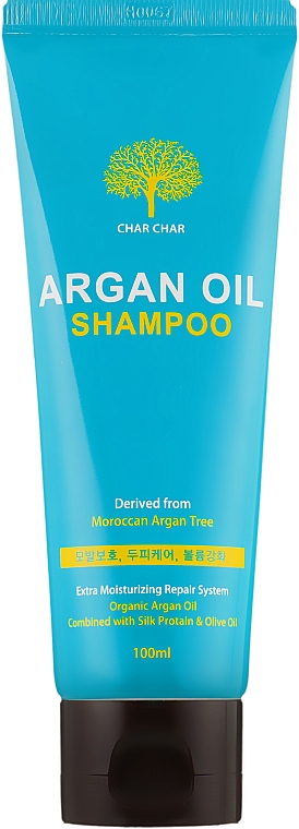 Шампунь для волосся - Char Char Argan Oil Shampoo — фото N1