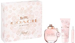 Парфумерія, косметика Coach Floral - Набір (edp/90ml + b/lot/100ml + edp/7.5ml)