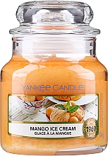 Духи, Парфюмерия, косметика Ароматическая свеча в банке - Yankee Candle Mango Ice Cream Candle