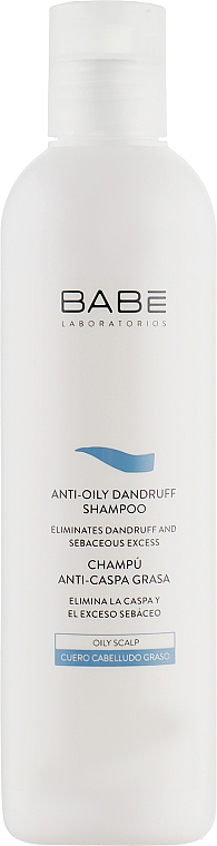 Шампунь против перхоти для жирной кожи головы - Babe Laboratorios Anti-Oily Dandruff Shampoo — фото N2
