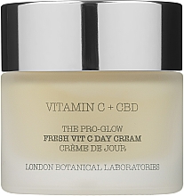 Парфумерія, косметика Крем для обличчя денний - London Botanical Laboratories Vitamin c + CBD The Pro-Glow Fresh Vit C Day Cream