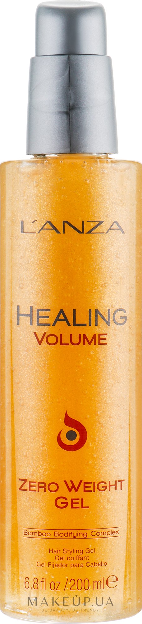Легкий гель із світловідбивальними часточками - L'anza Healing Volume Zero Weight Gel — фото 200ml