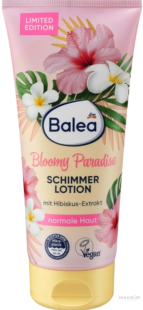 Лосьон-шиммер для тела - Balea Bloomy Paradise Schimmer Lotion — фото 200ml