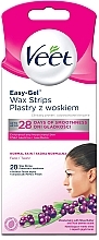 Парфумерія, косметика Воскові смужки для обличчя - Veet Wax Strips for Face