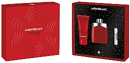 Духи, Парфюмерия, косметика Montblanc Legend Red - Набор (edp/100ml + sh/gel/100ml + edp/mini/7.5ml)