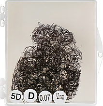 Парфумерія, косметика Вії для нарощування в пучках (розсип), 12 мм - Vie De Luxe Primavera Art 5D