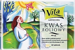 Дієтична добавка в таблетках - Aflofarm Vita Kwas Foliowy — фото N1