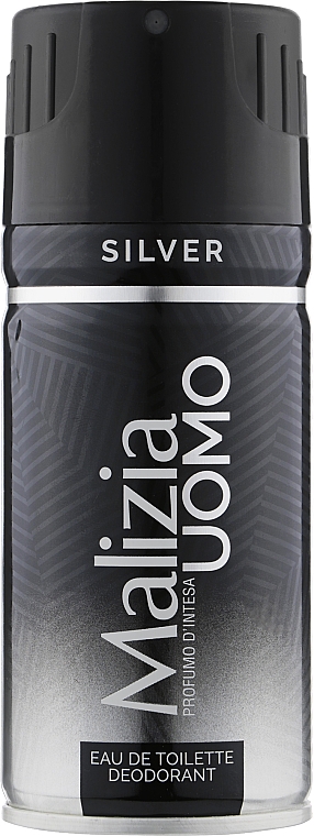 Дезодорант-спрей для чоловіків - Malizia Uomo Silver Deodorant — фото N1
