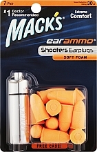 Духи, Парфюмерия, косметика Беруши #4794, с контейнером, защита от шума до 30 Дб - Mack's Ear Ammo