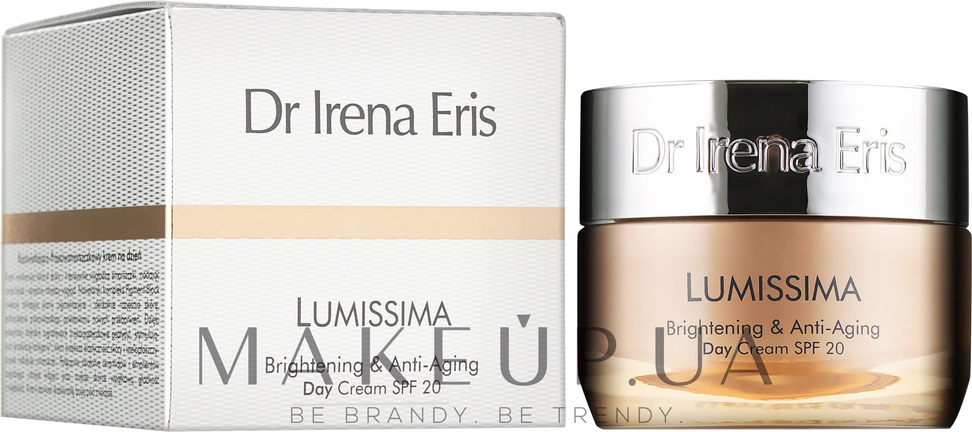 Освітлюючий омолоджувальний денний крем - Dr. Irena Eris Lumissima Brightening & Anti-Aging Day Cream SPF 20 — фото 50ml