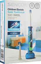 Дитяча електрична зубна щітка, синя, SOC0910BL, 6-12 років - Sencor — фото N3