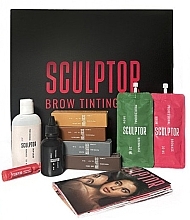 Парфумерія, косметика Набір для фарбування брів, 9 продуктів - Sculptor Brow Tinting Set