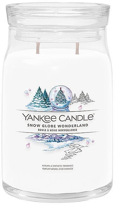 Ароматична свічка у банці - Yankee Candle Snow Globe Wonderland Large Glass Candle — фото N1