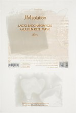 Тканинна маска з ферментованими компонентами - JMsolution Lacto Saccharomyces Golden Rice Mask — фото N3