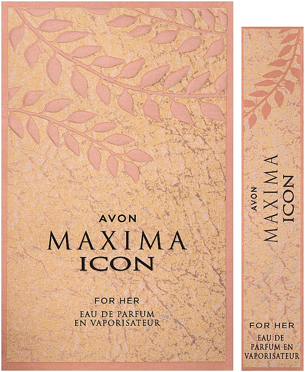 Avon Maxima Icon - Набор (edp/50ml + edp/mini/10ml) — фото N1