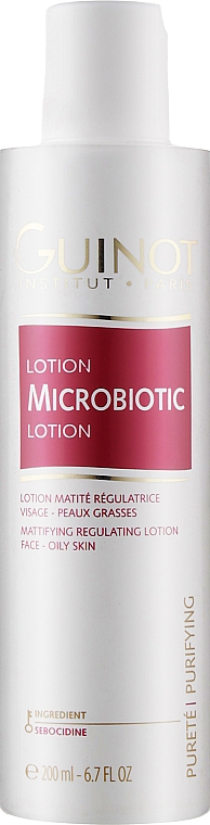 Матирующий тонизирующий лосьон для жирной кожи - Guinot Lotion Microbiotic