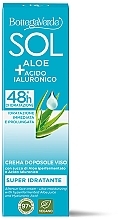 Крем для лица после пребывания на солнце - Bottega Verde Sol Aloe + Hyaluronic Acid Aftersun Face Cream — фото N2