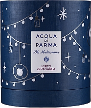 Acqua di Parma Blu Mediterraneo Mirto di Panarea - Набір (edt/75ml + sh/gel/40ml + b/lot/50ml) — фото N1