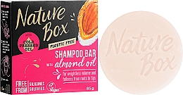 Твердый шампунь для волос - Nature Box Shampoo Bar Almond Oil — фото N2