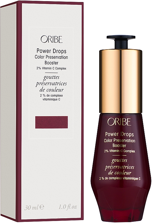 Висококонцентрована сироватка для краси фарбованого волосся - Oribe Power Drops Color Preservation Booster — фото N1