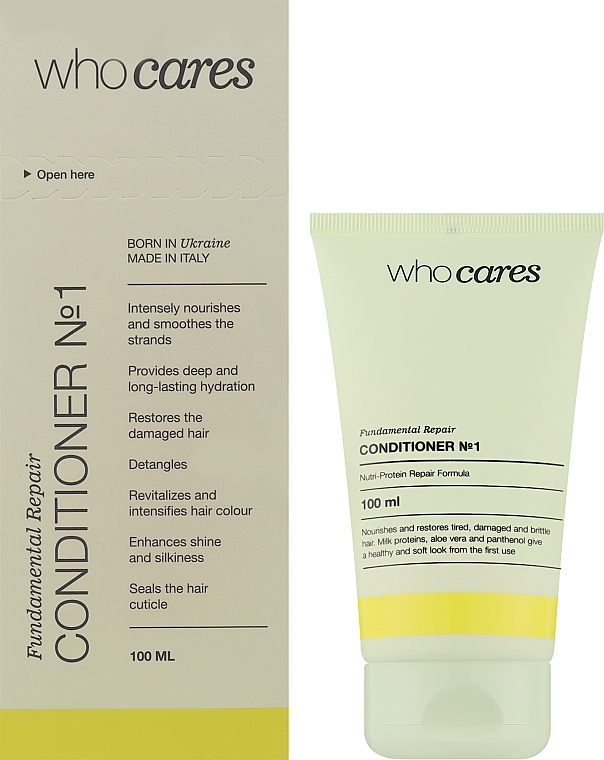 Кондиционер питательный для сухих и поврежденных волос - Who Cares Fundamental Repair Conditioner №1 — фото N2