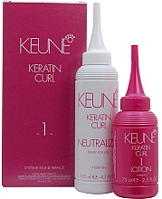 Кератиновый лосьон для волос - Keune Keratin Curl Lotion 1 + Neutralizer — фото N1