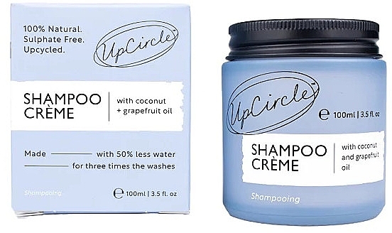 Крем-шампунь з маслом кокоса та олією грейпфрута - UpCircle Shampoo Cream With Coconut And Grapefruit Oil — фото N2