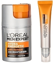 Духи, Парфюмерия, косметика Набор - L'Oreal Paris Men Expert Hydra Energetic (cr/50 ml + eye/cr/10 ml)