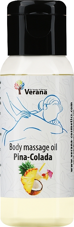 Массажное масло для тела "Pina-Colada" - Verana Body Massage Oil — фото N1
