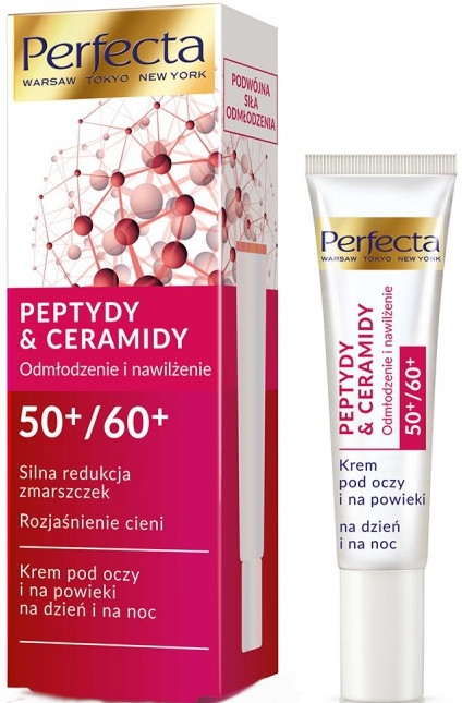 Крем для глаз и век от морщин - Perfecta Peptydy & Ceramidy Cream 50+  — фото N1